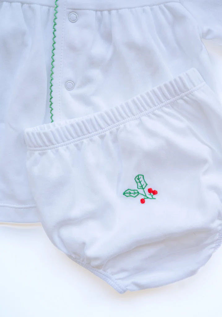 Holly Layette Set by Ruth and Ralph - back view
