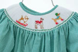 Smocked Snow Dog Dress