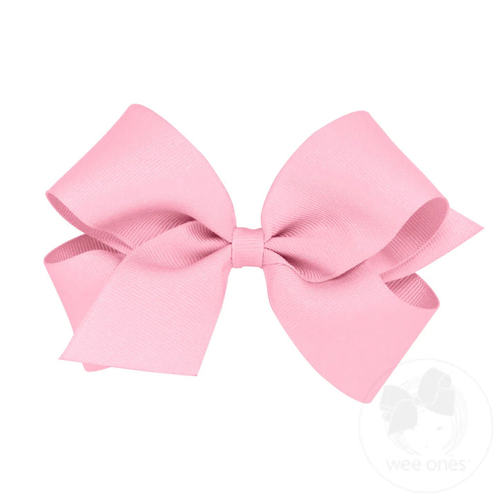 Pearl Classic Grosgrain Hair Bow by Wee Ones - hair accessory