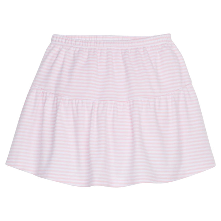 Light Pink Stripe Sally Skort by Little English - kids activewear