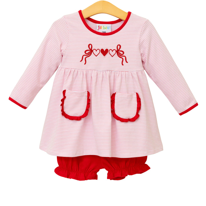 Heart Garland Bloomer Set