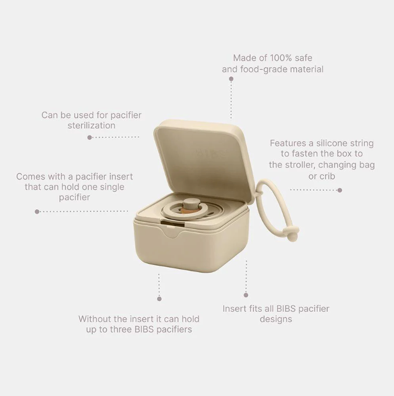 Pacifier Box Blush by Bibs - alternate view