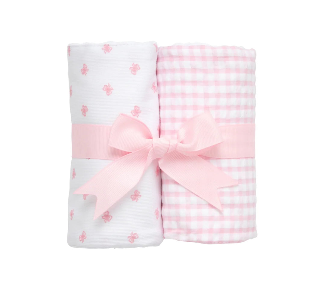Bow Set of Two Burps, Pink
