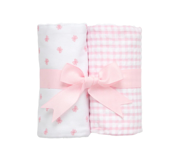 Bow Set of Two Burps, Pink