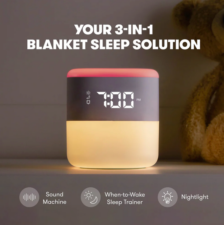 3-in-1 Sound Machine + When-To-Wake™ Clock + Nightlight