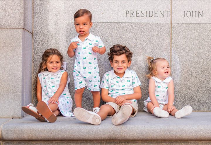 Tee Time Boys Romper