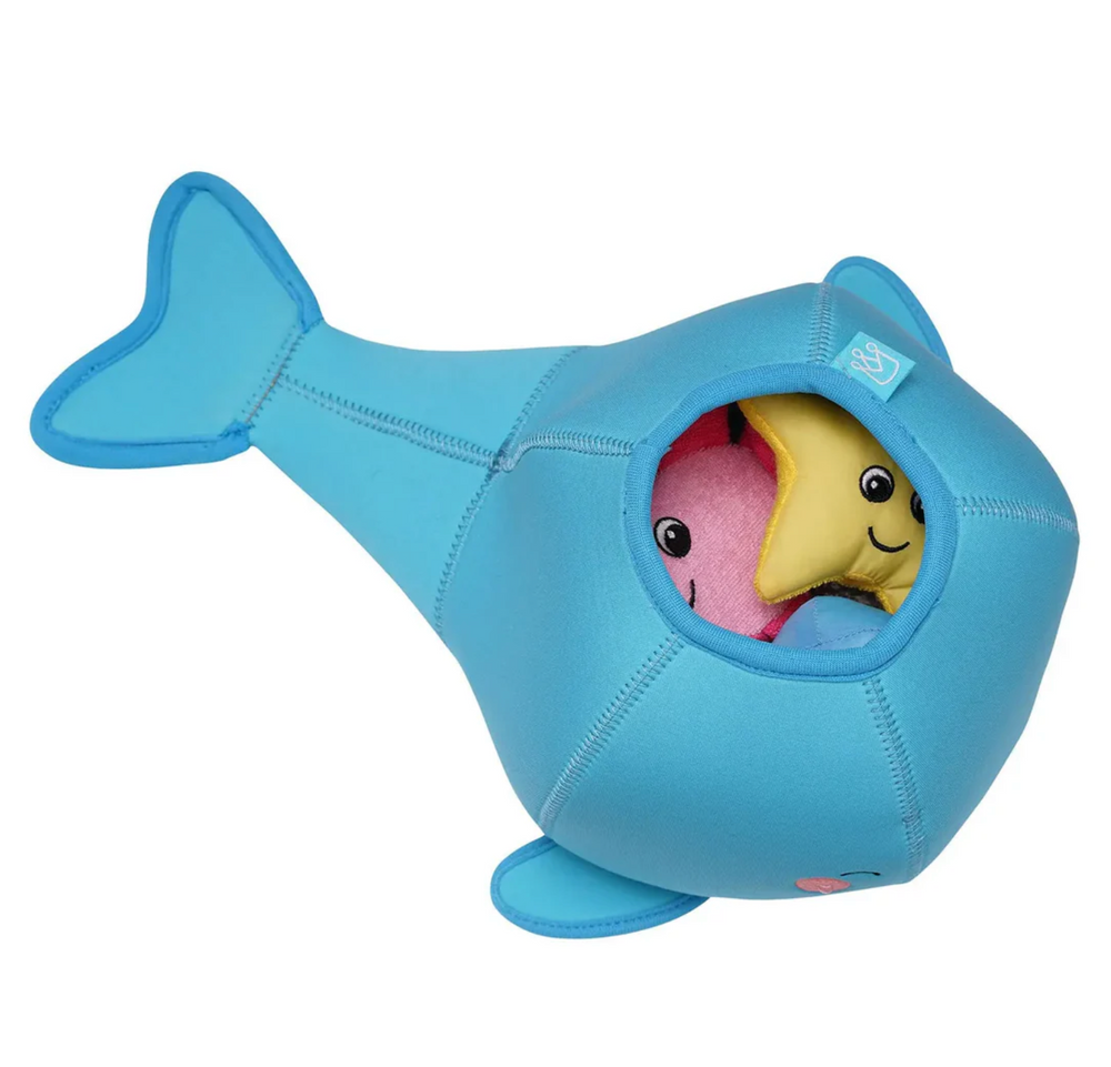 Whale Floating Fill n Spill Bath Toy by Manhattan Toy Company - back view