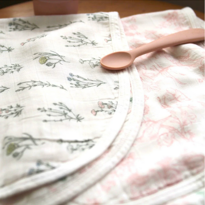 Boutique Silky Soft Burpy Bib 2 Pack