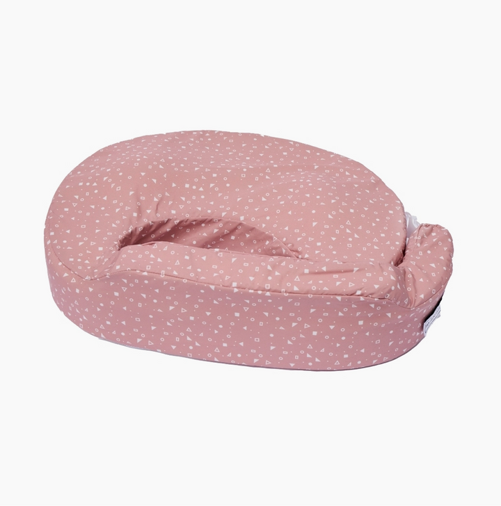 My Brest Friend Original Nursing Pillow: Dusty Rose Geo