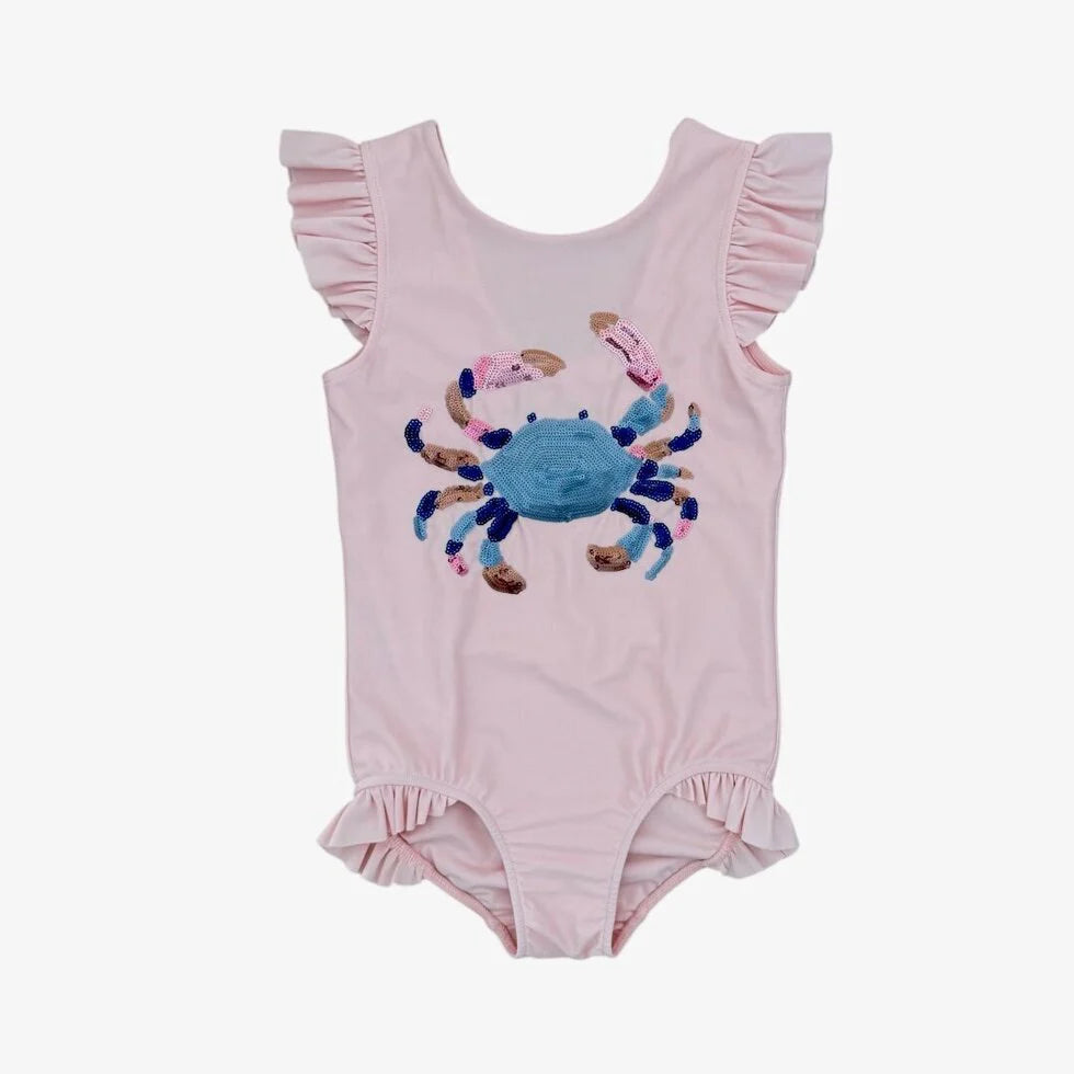 Sequin Crab Rosalie Swimsuit by Velvet Fawn - alternate view