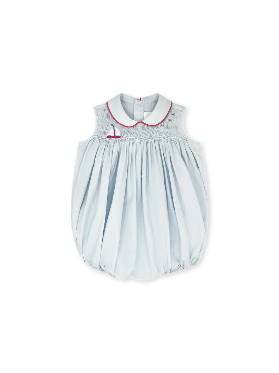 Beckett Bubble with Sailboat Smocking