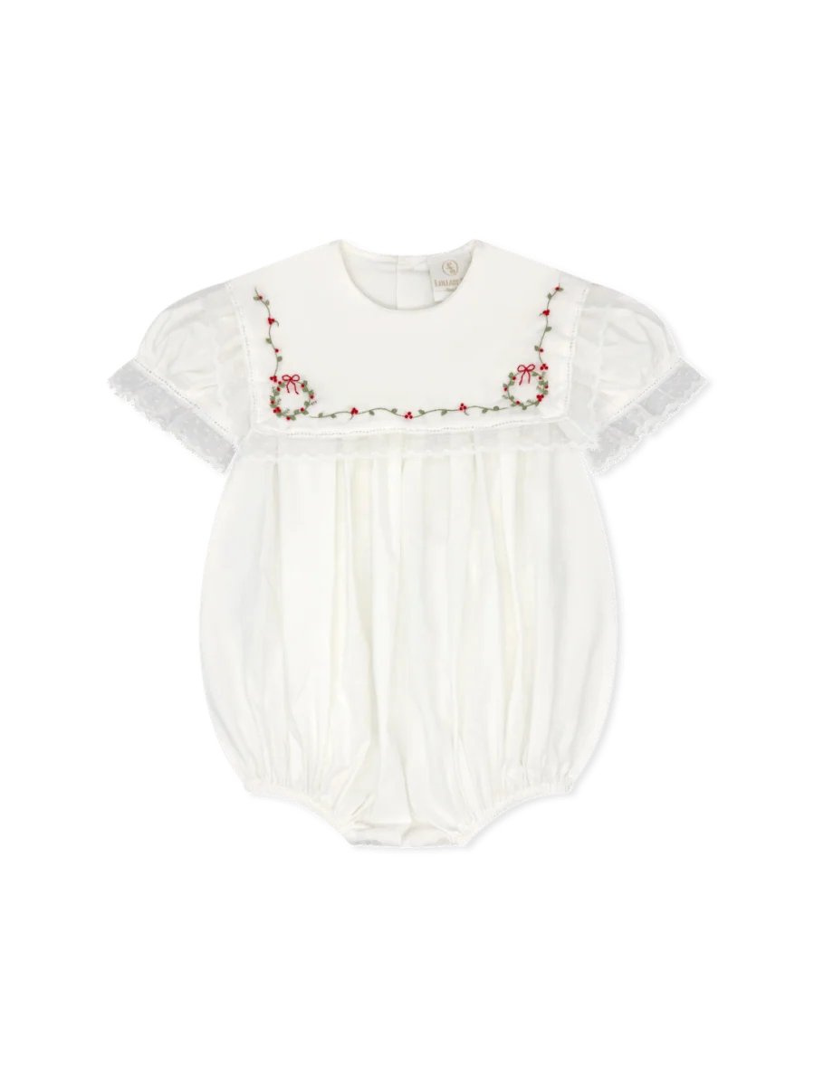 Hope Chest Bubble - Blessings White Batiste, Wreaths