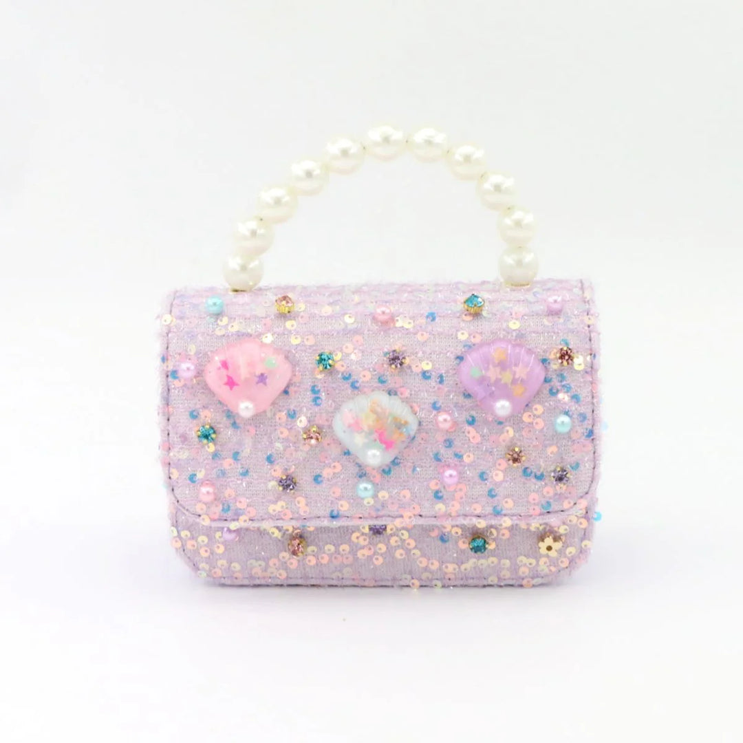Shells Tweed Purse by Poppyland - kids bag