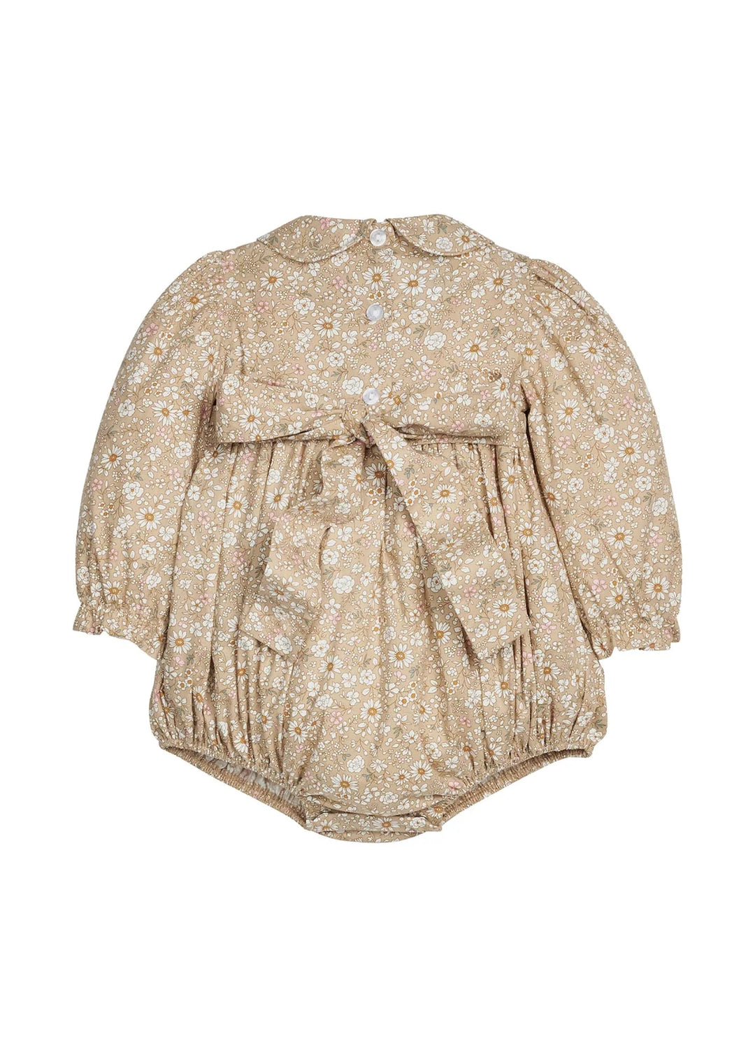 Smocked Charlotte Bubble - Camden Floral