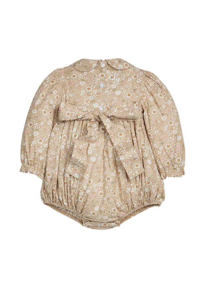Smocked Charlotte Bubble - Camden Floral