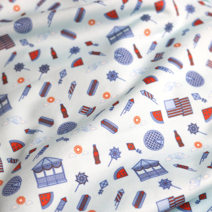 Stars & Stripes Swim Trunk by Blue Quail - lifestyle view