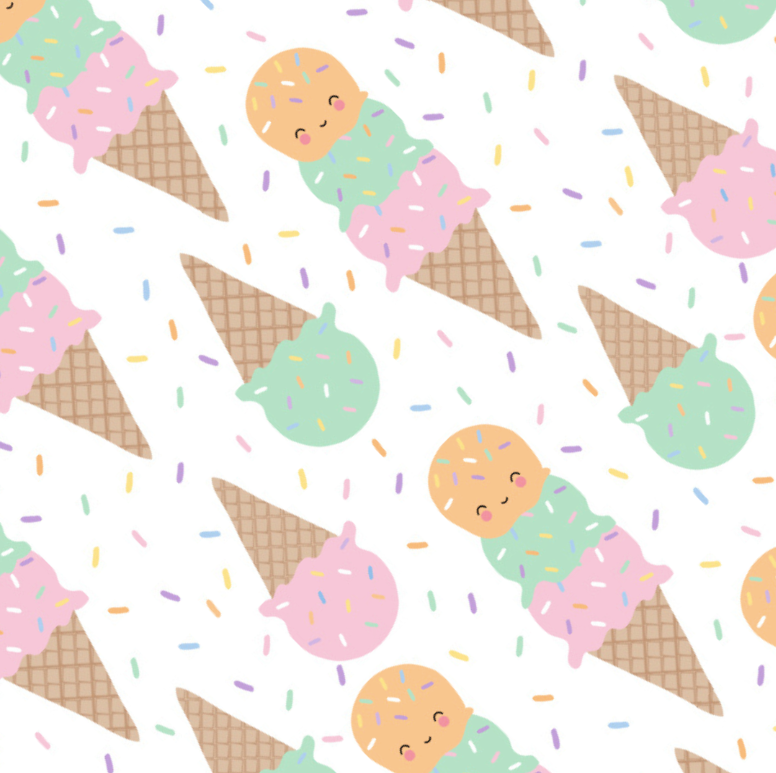 Sweet Soothie Ice Cream Blanket