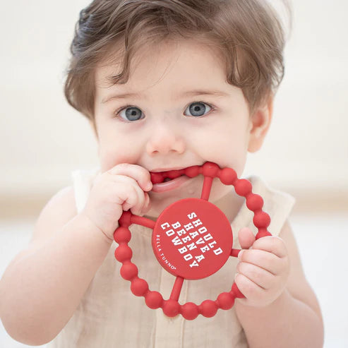 Cowboy Teether by Bella Tunno - alternate view