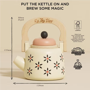 Vintage Wooden Kettle
