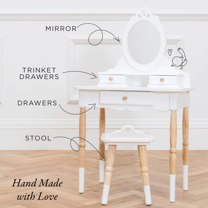 Dressing-Up Vanity Table & Stool