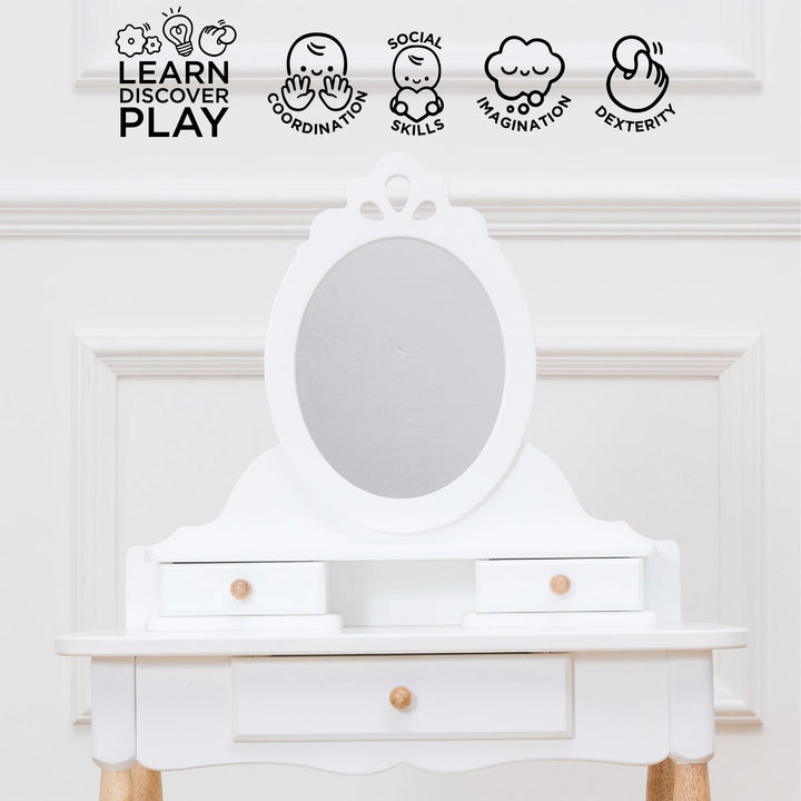 Dressing-Up Vanity Table & Stool