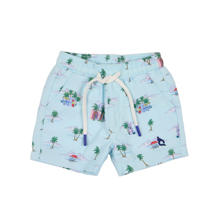 Coastal Getaway Swim Trunk by Blue Quail - kids swimwear