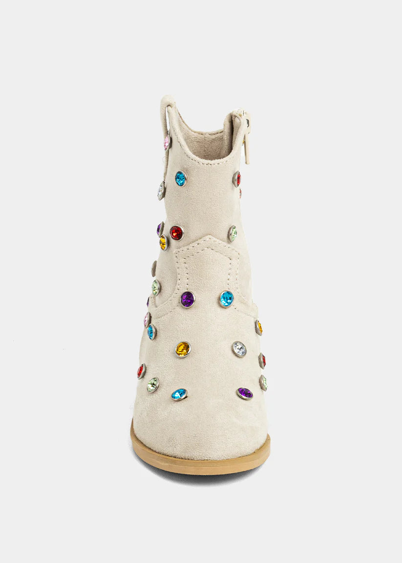 Whoopi Mini Grey Suede by Shu Shop - back view
