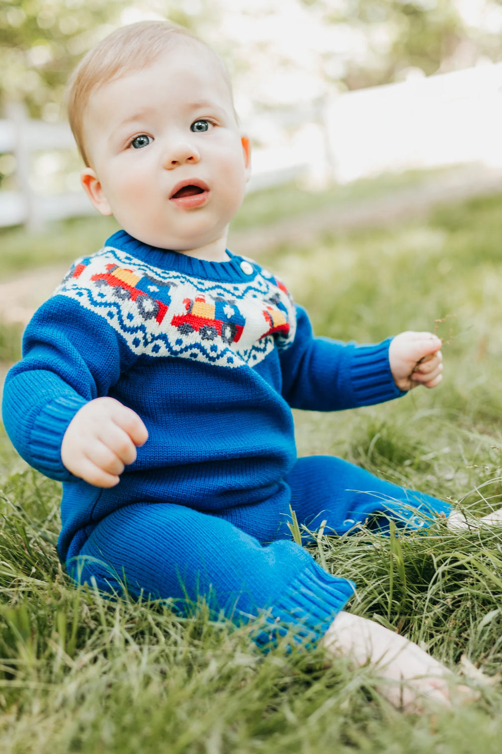Train Romper by Maddie & Connor - alternate view