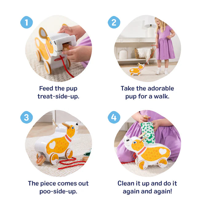 Feed, Walk, and Poo Pup Play Set