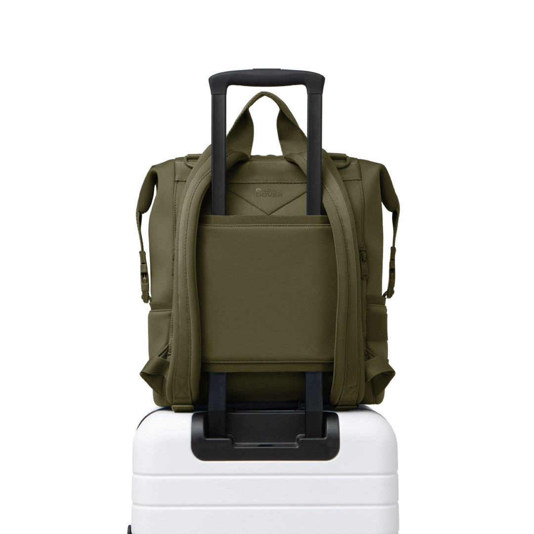 Indi Diaper Backpack in Dark Moss, Large