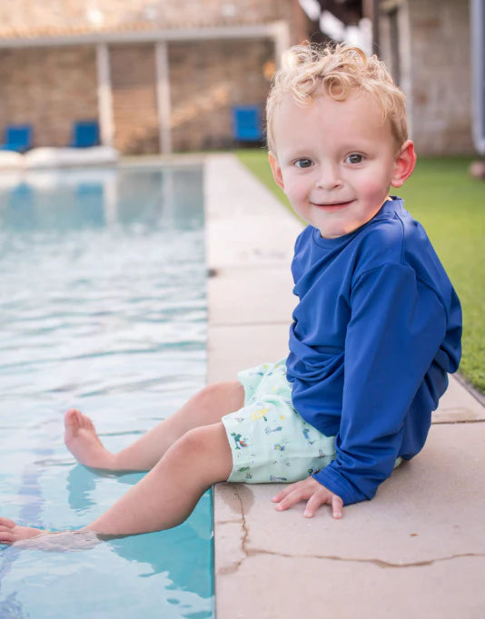 Dogwood Swim Trunk by Blue Quail - kids swimwear