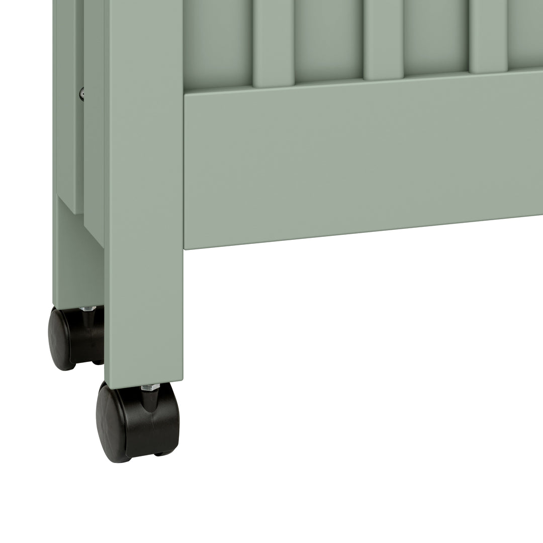 Babyletto Maki Portable Folding Crib with Toddler Bed Conversion Kit