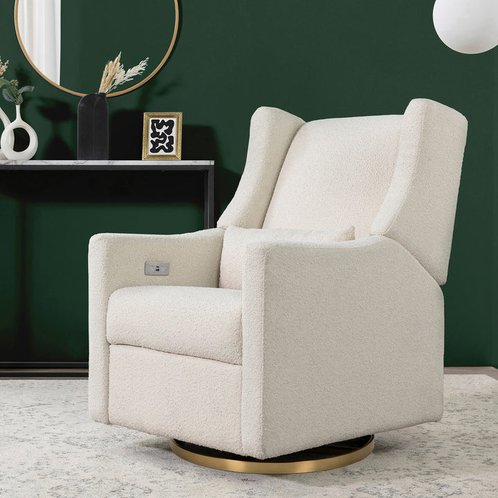 Babyletto Kiwi Electronic Recliner and Swivel Glider with USB port