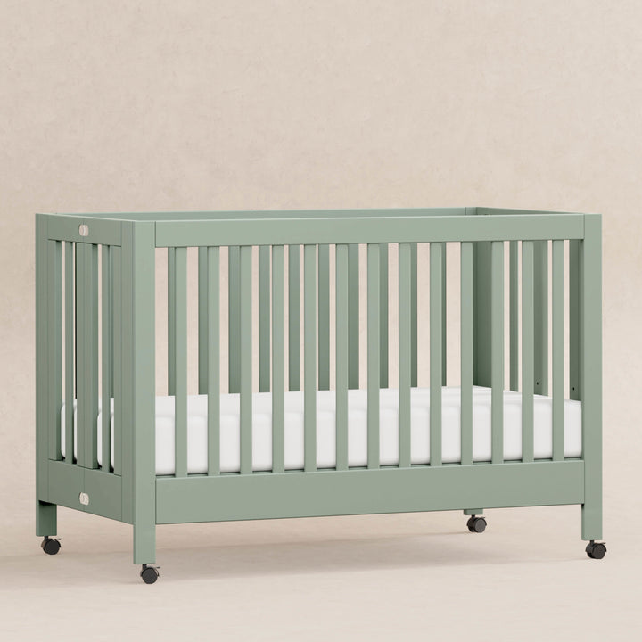 Babyletto Maki Portable Folding Crib with Toddler Bed Conversion Kit