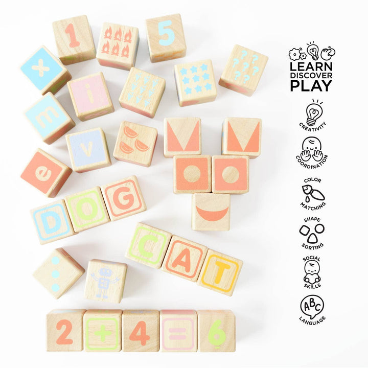 ABC Learning Blocks by Le Toy Van - detail view