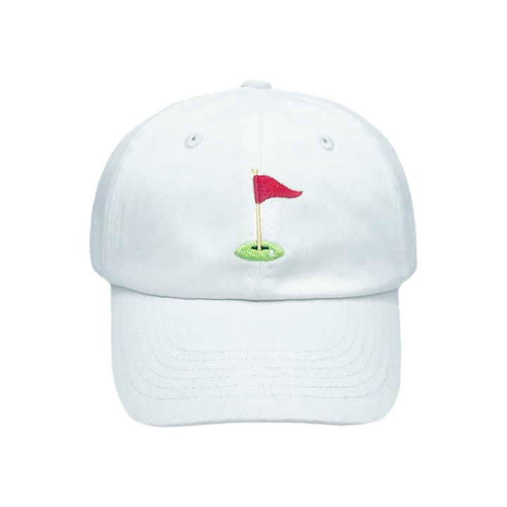 Golf Flag Baseball Hat: Youth (2-7 y) by Bits & Bows - kids hat