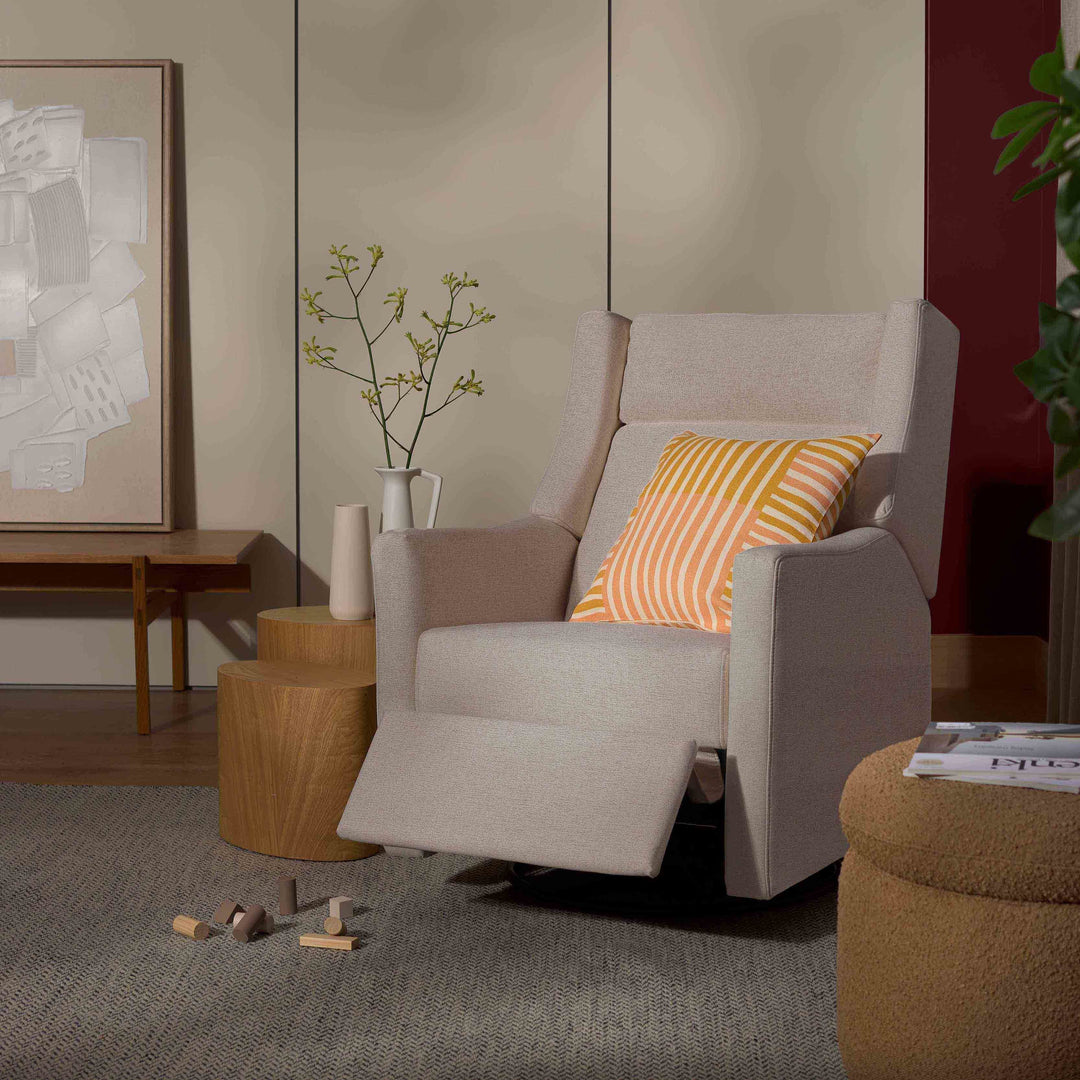 Babyletto Kiwi Plus Power Recliner and Swivel Glider with Power Adjustable Headrest and USB Port