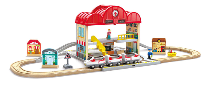 Portable Train Station Set