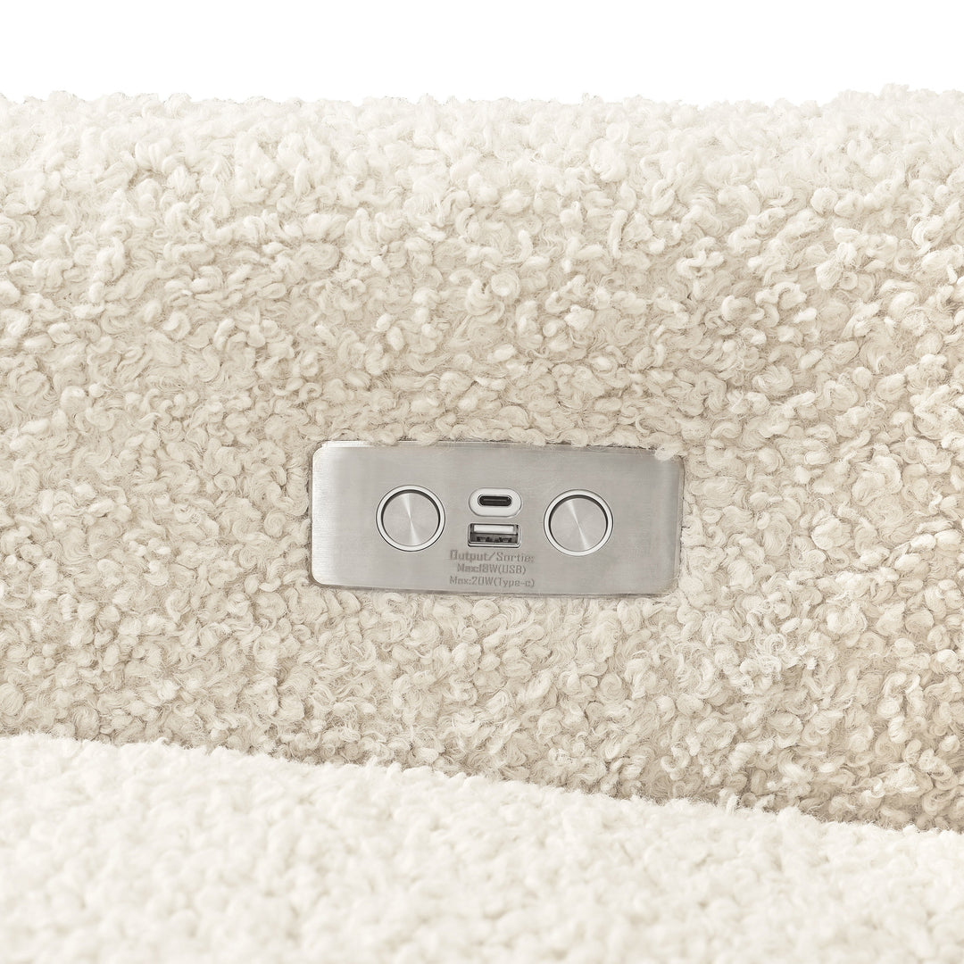 Babyletto Kiwi Electronic Recliner and Swivel Glider with USB port