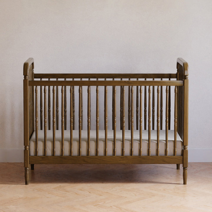Namesake Liberty 3-in-1 Convertible Spindle Crib with Toddler Bed Conversion Kit