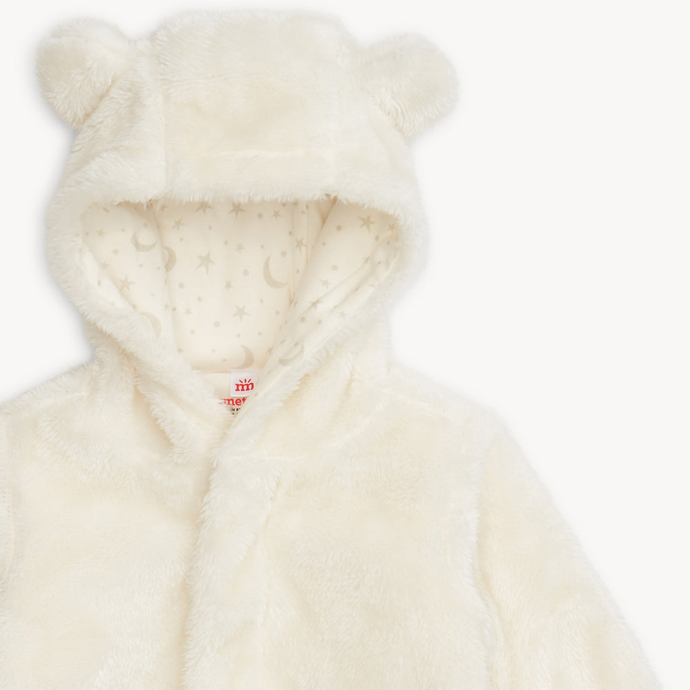Cloud Minky Bear Footie Magnetic Me - back view