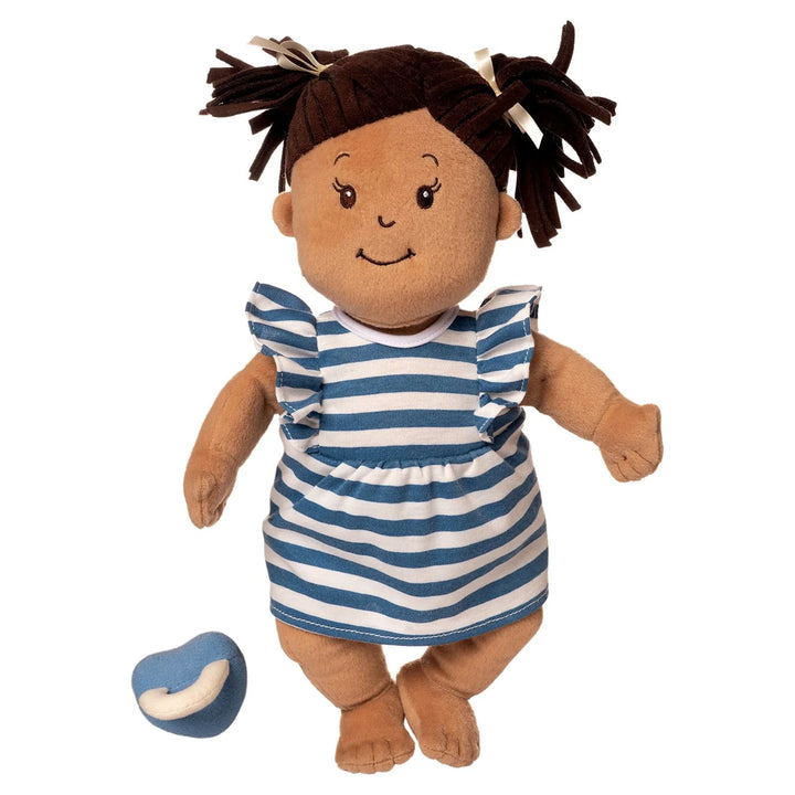 Baby Stella Beige Doll by Manhattan Toy Company - close-up detail