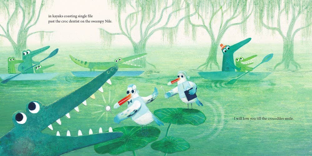 I’ll Love You Till the Crocodiles Smile : Kathryn Cristaldi by HarperCollins - close-up detail
