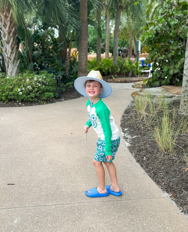 Lifeguard Hat, Blue: Youth (3-8)