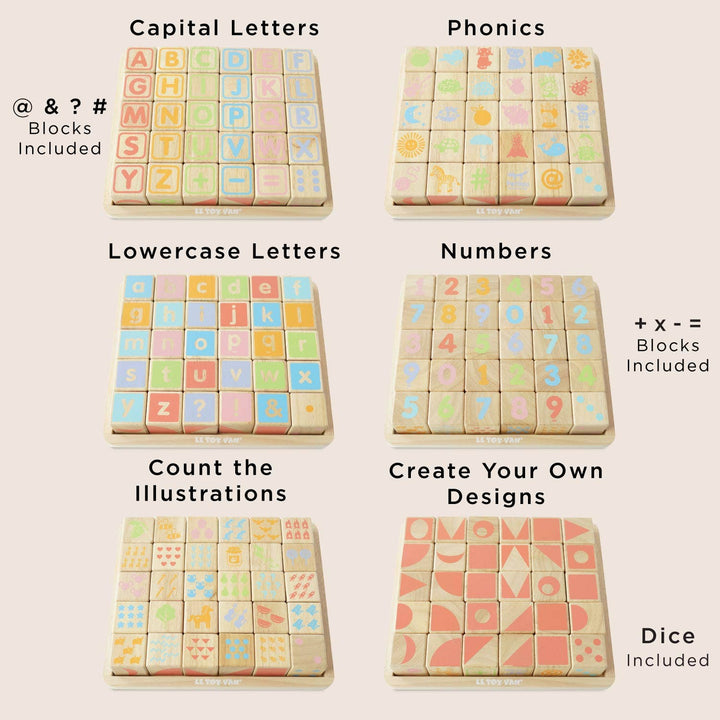 ABC Learning Blocks by Le Toy Van - lifestyle view