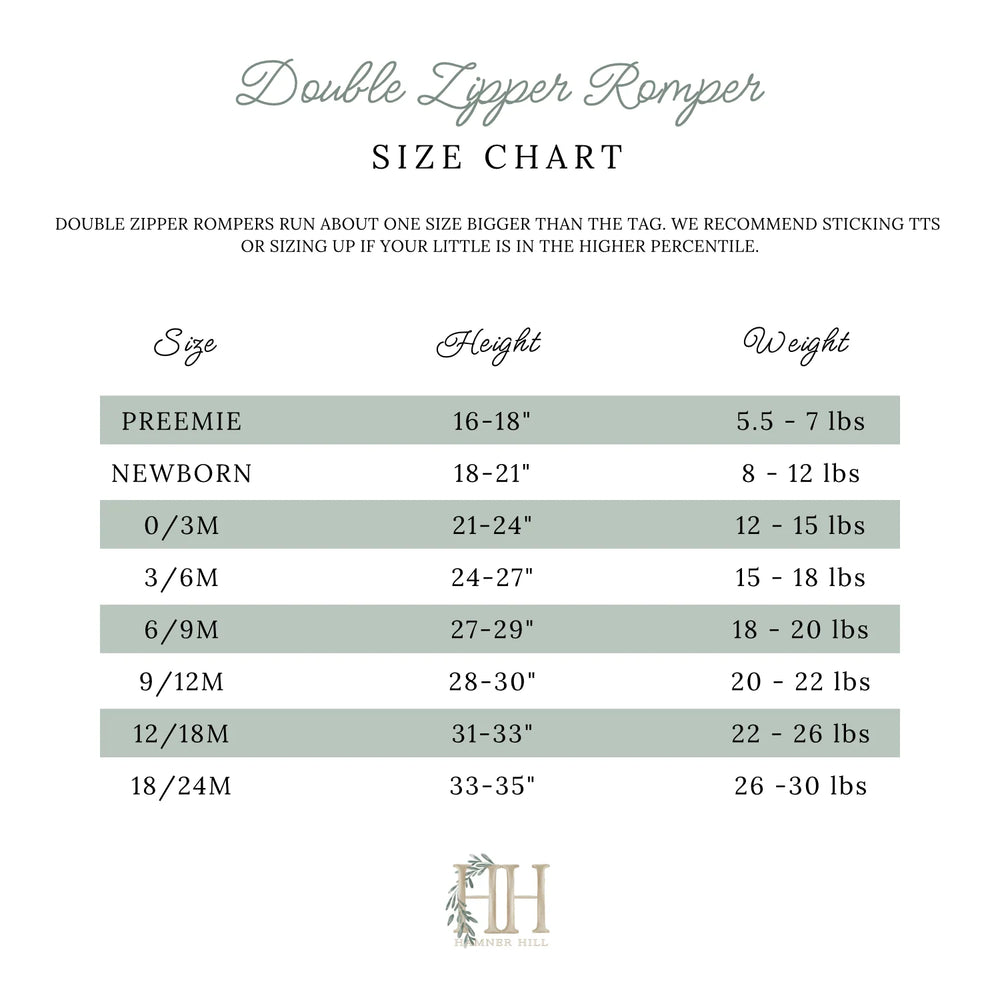 Sleigh Bells Double Zipper Romper by Hamner Hill - alternate view