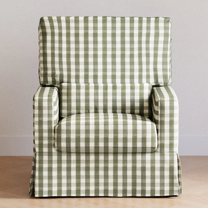 Crawford Pillowback Comfort Swivel Glider