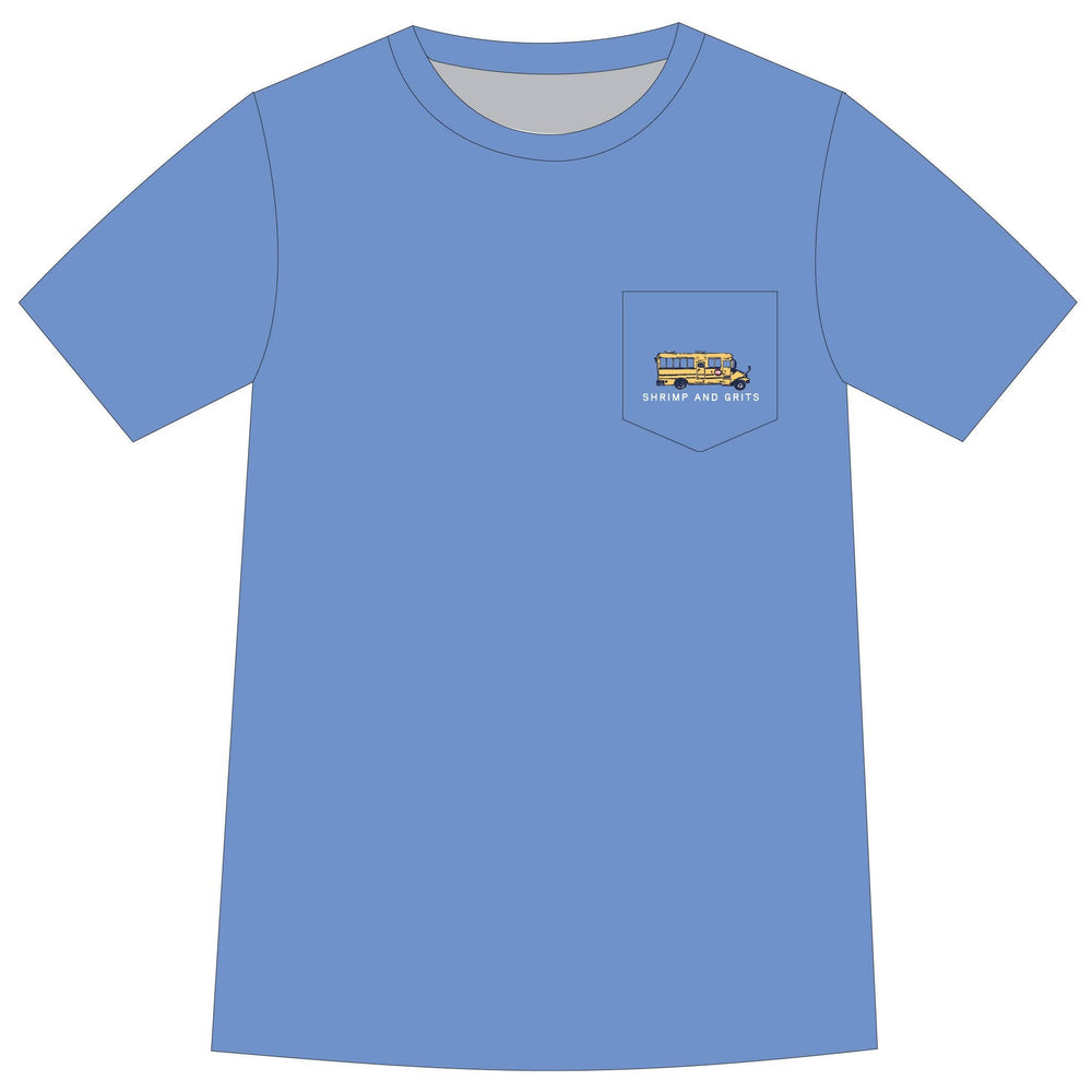 Graphic Tee - Paws on the Bus by Shrimp and Grits Kids - alternate view