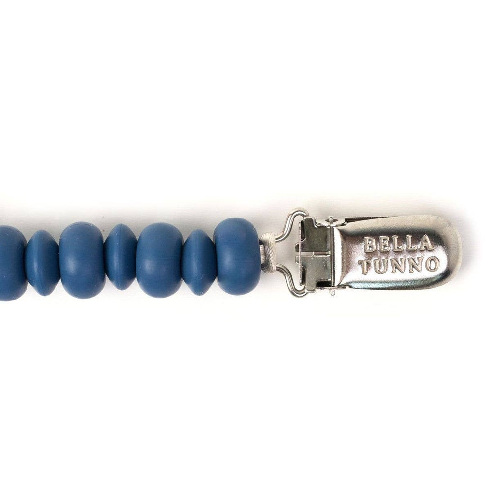 Navy Pacifier Clip by Bella Tunno - alternate view