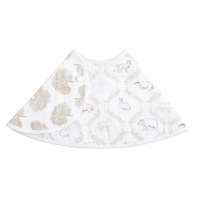 Woodland Classic Muslin Burpy Bib